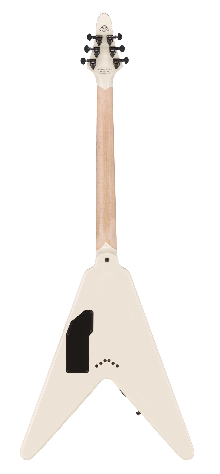 Artist Line Shark WH-1 - Solid Creme White High Polish E-Gitarre